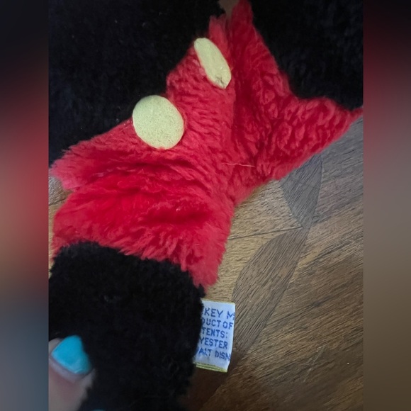 Vintage 1980’s Disney Korea Mickey Mouse Plush Great Condition - Picture 6 of 8